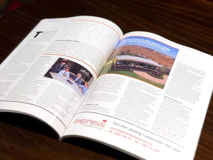 Article about James Hand in Elite Agent Mag